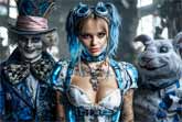 A Steampunk Alice Adventure Through AI Wonderland